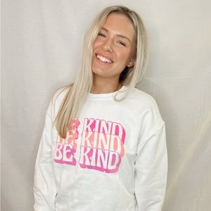 BE KIND thin feel sweatshirt